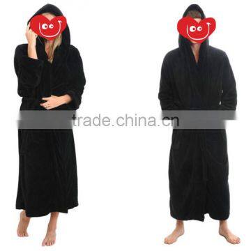 Factory cheap Couples bathrobe bamboo fiber bath gown manufacturer of bathrobe mens hooded bathrobe robe female