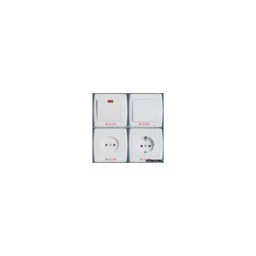 Wall switch and socket