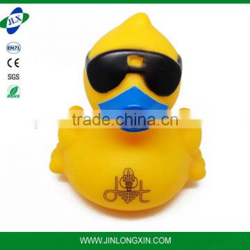 4cm High quality New small duck Squeaky Bath Tub Toy Baby Infant Rubber Bathing Cute Race Yellow duck