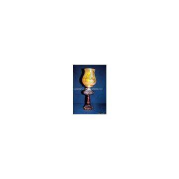 Decorative glass Table Oil lamp.