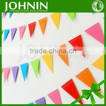 Outdoor Promotional Cheap Selling Bunting Paper Printed