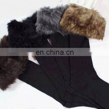 Winter Mid-calf Length Sock Fur Socks