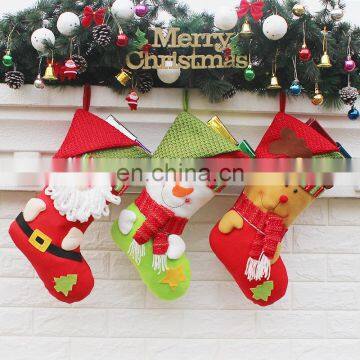 Amazing Chrismas Decoration Santa Claus Snowman Elk Stocking