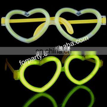 GEG-028 Heart shape glow eye glasses for party