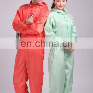 Youtong textile colorful Antistatic coverall cleanroom coverall ESD coverall