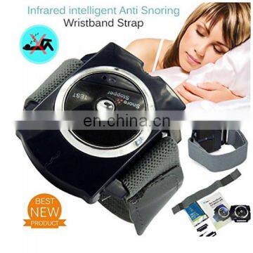 Snore Stop Anti Snoring Biosensor Infrared Detects Wristband Watch Eliminator Apnea Guard Night Sleeping Aid