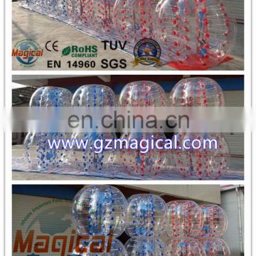 Very firm inflatable bumper ball bubble bumper ball inflatable ball suit