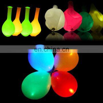 led balloon led light balloon size 12 inch 3.2g with flashing light decorate party