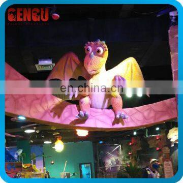 Indoor Playground High Simulation Cute Cartoon Dinosaur Model