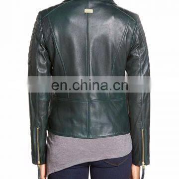 Premium Fashion Women Leather Jacket Autumn Winter Women blank coat Cheap Lady Motorcycle