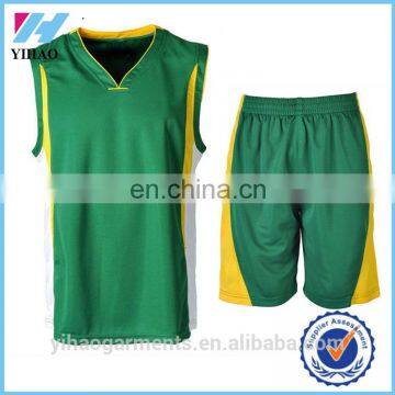 Yihao 2016 Wholesale Unisexdry wholesale blank basketball jerseys china supplier online