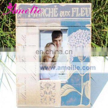 AR140 wholesale lavender new paint wooden photo frame