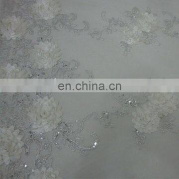 Chinese Ivory Lace Table Overlays Indian Embroidered Table Cloth photo-4