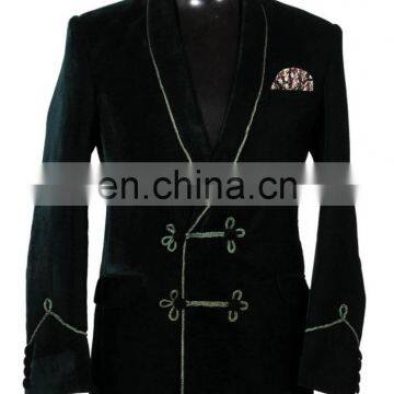 Latest Men's Smoking jacket Dinner Suit wedding dress Jacket Tuxedo Blazer