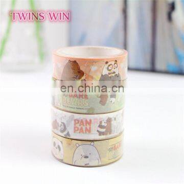 Alibaba china online shopping cheap Custom Printed Fashion decorate Multi colored paper masking tape 1.5cm*5m