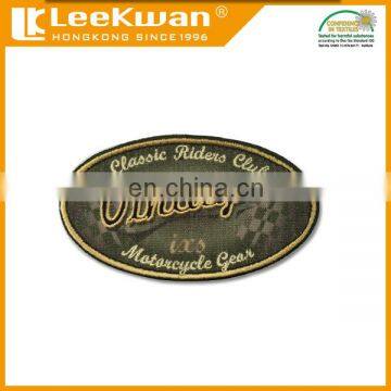 Vintage Sport Motorcyle Dye Sublimation Printing Patch,Heat Press Sew on Badge