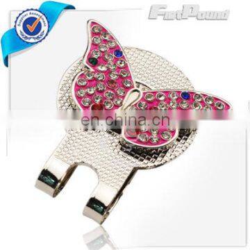 Butterfly Shaped Golf Hat Clip For Women