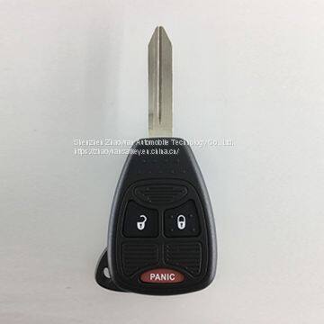 3 Buttons Chrysler Dodge Remote Control Metal Key