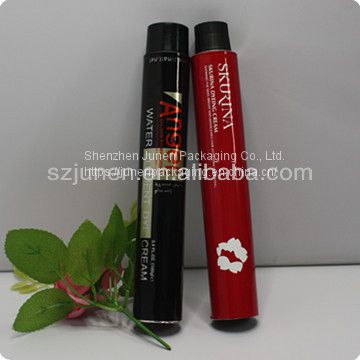 Collapsible Aluminum Black Hair Dye Packaging Tube