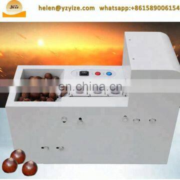 Double Chain Plate Electrical Chestnut Opening Machine Chestnut Shell Breaker Machine
