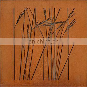 Laser Cut Realistic Corten Steel Garden Screen photo-3