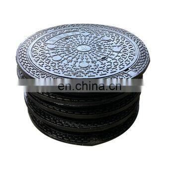 EN124 standard round ductile iron  ductile cast iron manhole cover price