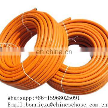 JG CE Approved EN ISO 3821 Soft Orange PVC LPG Gas Hose Pipe,8mm 9mm Reinforced Propane Butane LPG Gas Hose Pipe