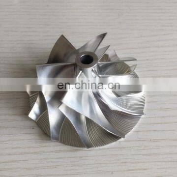 CT26 50,39/68,01 мм 6+6 лопастей 17291-54060 Турбокомпрессор высокой производительности Б illet/фрезеровка/алюминий 2618 колесо компрессора photo-2