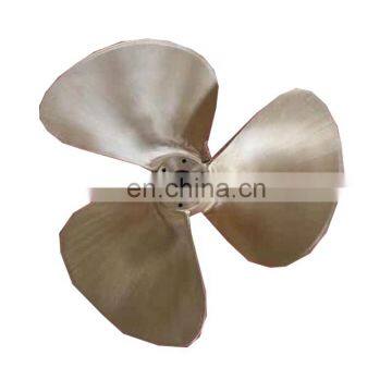 High speed fixed pitch marine bronze propeller