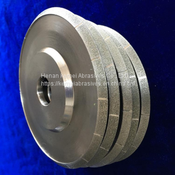 Electroplated diamond/CBN grinding wheel slotting disc