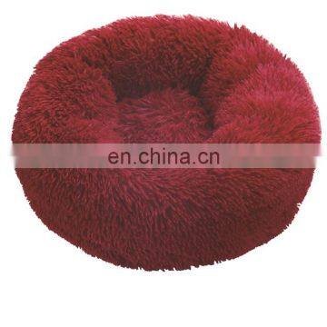 Hot Selling Luxury Plush Soft and Comfortable Dog Accessories Sofa Pet Bed Round from China Supplier