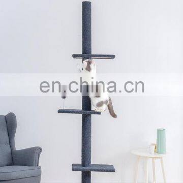Super Tall Cat Scratching Tree Post Cat Climbing Rack For Grinding/Climbing/Scratching photo-3