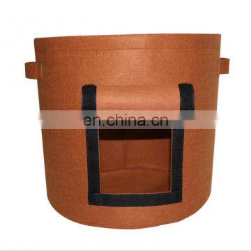 Factory made cheap garden plant potato grow bag with access flap