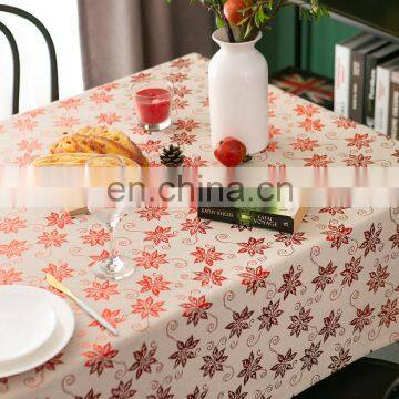 Wholesale Simple Design Restaurant Table Cloth Christmas Tablecloths photo-3