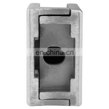 Wholesale Shower Door Balustrades 304 Zinc Alloy Stainless Steel Glass Clamp Post Clip photo-4