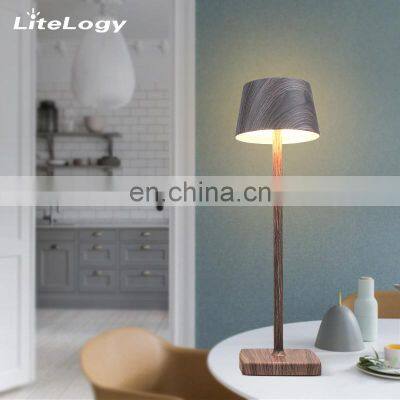 Novedades 2021 Amazon Adjustable Lamp Shade custom cordless rechargeable  dinning table lamp led bedside living dining