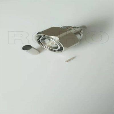 Low Pim -155dbc Min DIN 4.3/10 Male Plug Connector for Rg142 Cable photo-5