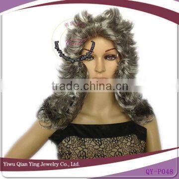 grey color cheap wholesale Jewish party wigs kosher wigs