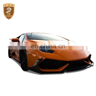 Hot Car Accessories DMC Style Carbon Front Splitter Bumper Lip Spoiler For Lambo Huracan LP610