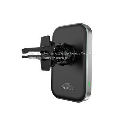 Car Mount Wireless Charger For IPhone 12 11 XS XR X 8 Quick Charge 10W Fast Charging Phone Holder Stand For Samsung S20 S10 photo-2