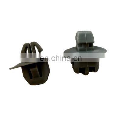 grey Nylon Auto Door Panel Clips Flare Push-Type Bumper Fender Retainer Clips Plastic Fastener