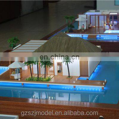 Beach Home Building Scale Model , Villa Master Architectural Model Making