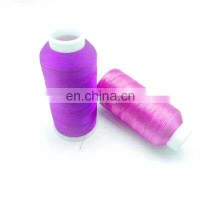 high quality coloured hand embroidery rayon silk thread china