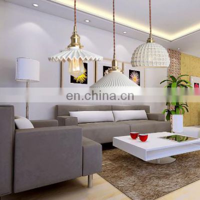 Japanese-style Creative Brass ceramic pendant light for decorate