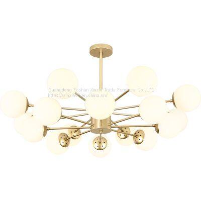 Round Ball Creative Personality Living Room Chandelier photo-2