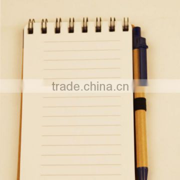 promotional pocket notepad with pen