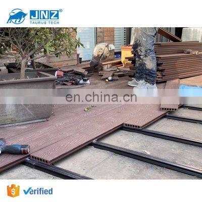JNZ Waterproof Outdoor New Style Factory Direct 140*25mm WPC Wood Plastic Composite Flooring photo-4