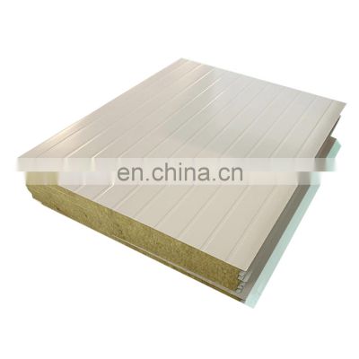 Manufacturer High Quality Building Material Wall Fire Proof Rock Wool Sandwich Panels With Best Price