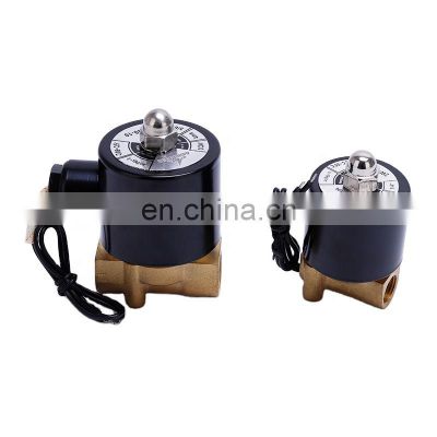 2W025-08 2 Way Air/ Water Brass Direct Acting Normally Open 12V 110V 24V 220V Micro Mini Water Solenoid Valve