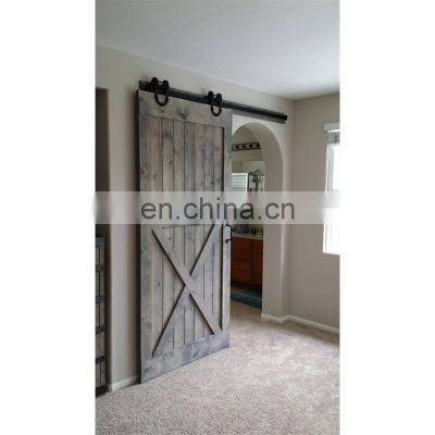 Mirrored Barn Door with Sliding Door Hardware